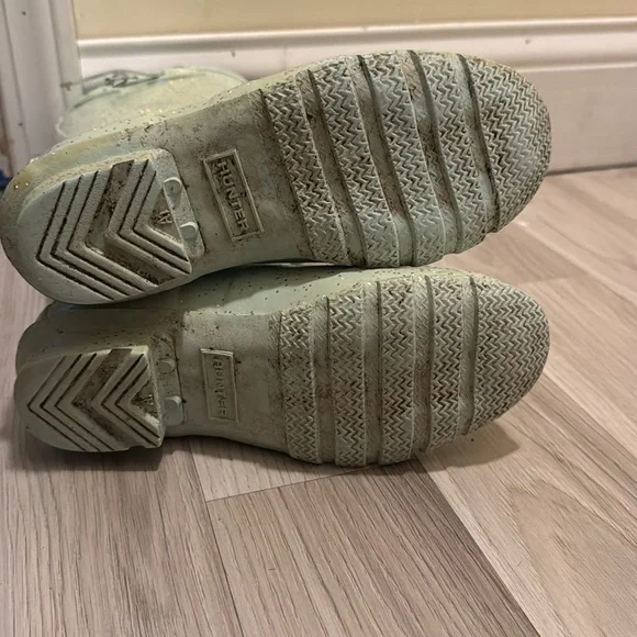 Hunter teal boots 4 girl - Picture 5 of 8